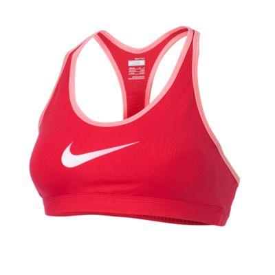 Pink short airborne sports bra