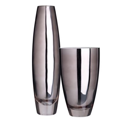 Platinum bullet or bucket vase