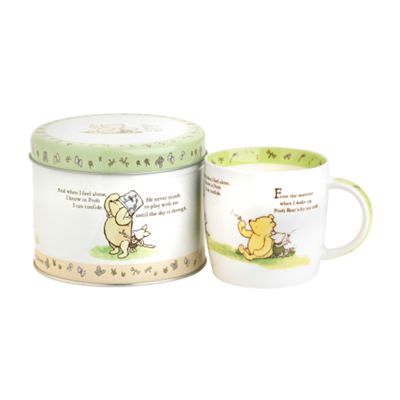 Friends Forever Winnie the Pooh mug in a tin