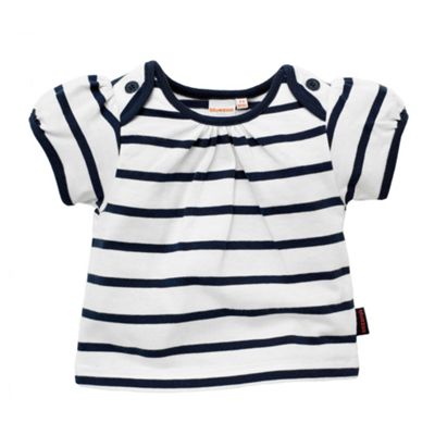 bluezoo Navy striped t-shirt