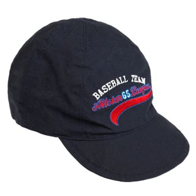 bluezoo Navy baby baseball cap