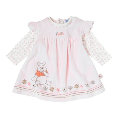 Character Winnie the Pooh velour pinafore dress set