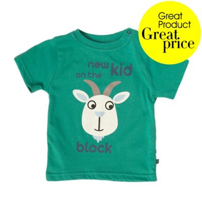 bluezoo Green New Kid on the Block boys t-shirt