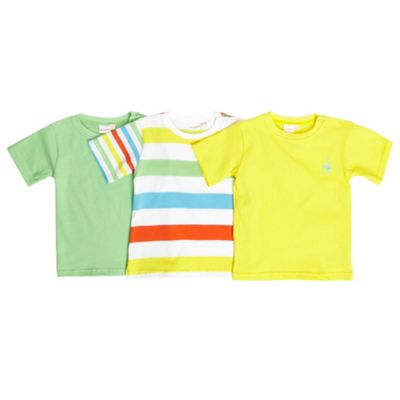 bluezoo Babys pack of three octopus t-shirts