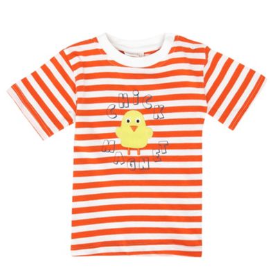 bluezoo Babys orange Chick Magnet t-shirt