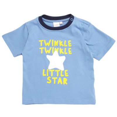bluezoo Babys blue Twinkle t-shirt