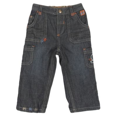 Babys blue logo jeans