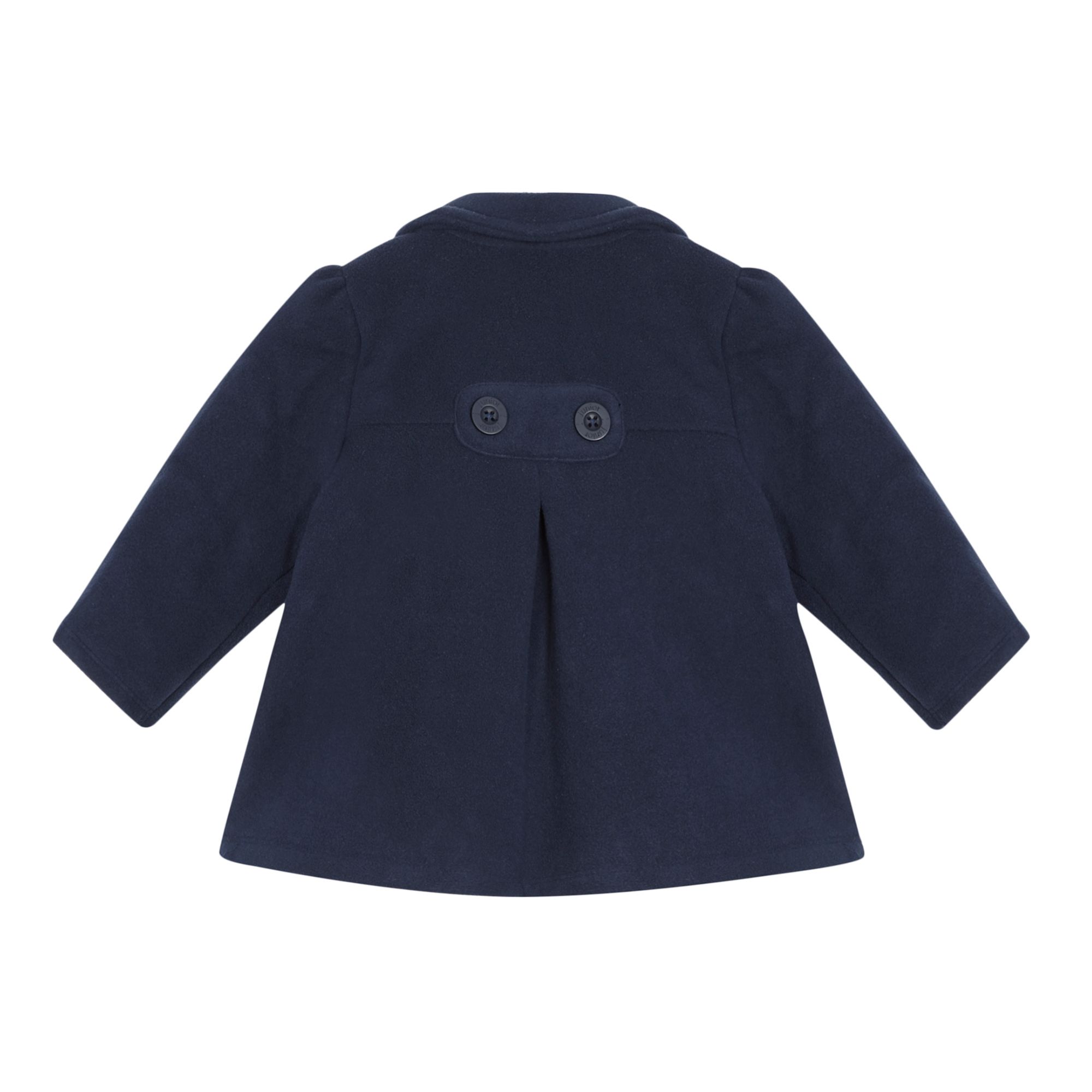 J By Jasper Conran Kids Designer Girl's Navy Fleece Coat From Debenhams