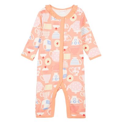 411 New baby headbands debenhams 818 Debenhams Bluezoo Babies Orange Teacup Cake Sleepsuit   .   