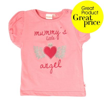 bluezoo Pink Mummys little angel girls t-shirt