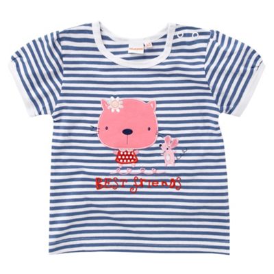 Babys blue striped t-shirt