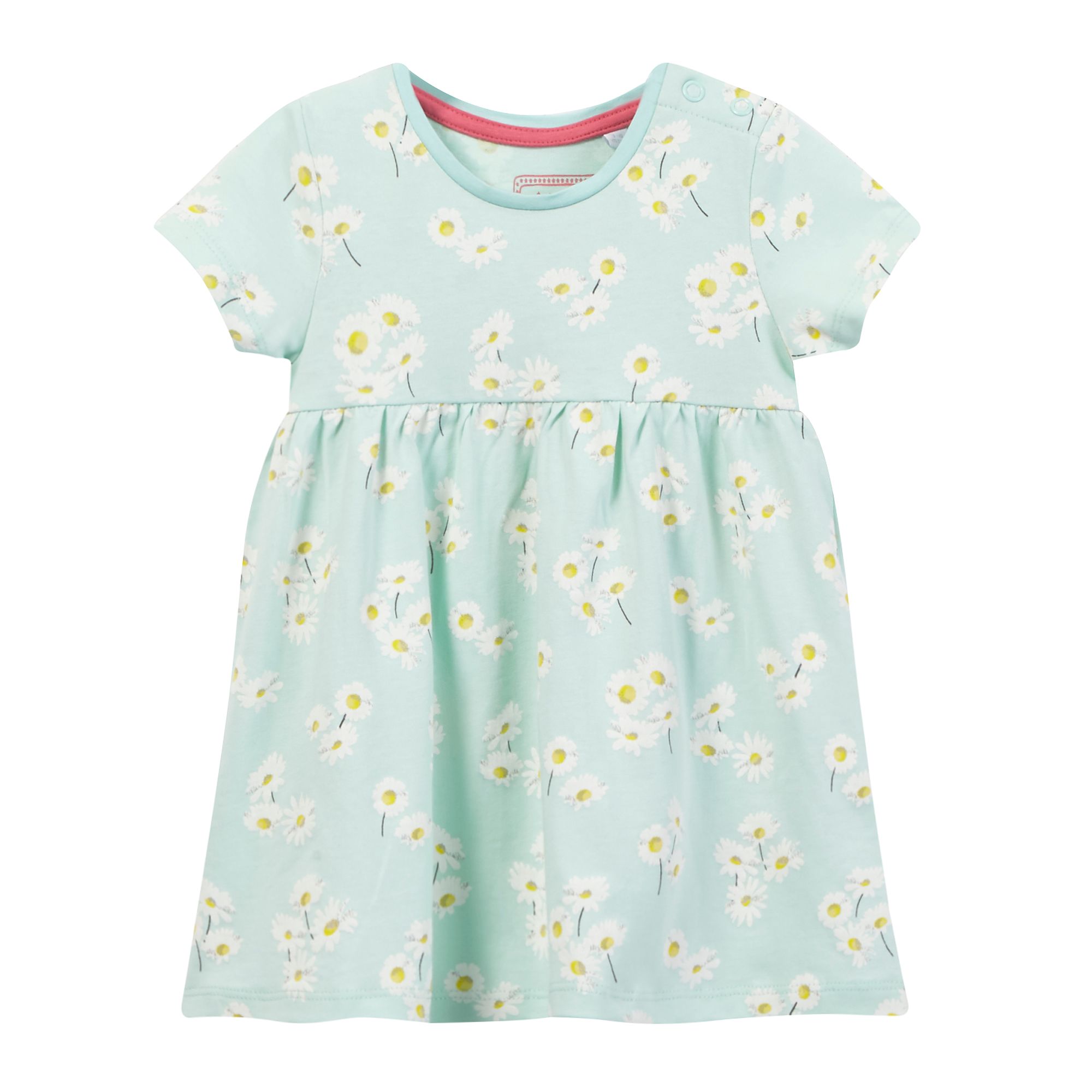 Bluezoo Kids Baby Girls' Blue Daisy Print Jersey Dress From Debenhams