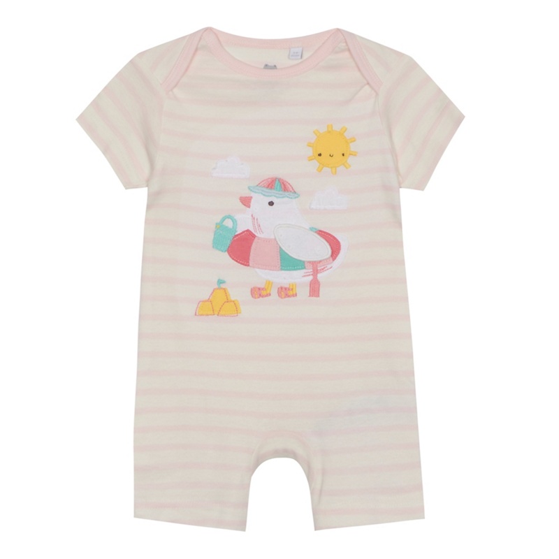 bluezoo - Baby Girls' Pink Duck Applique Romper Review