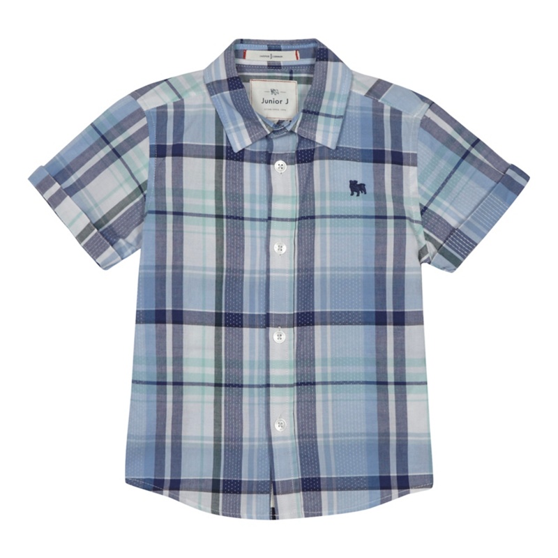 J by Jasper Conran - Boys' Light Blue Checked Shirt Review