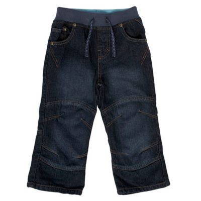 Boys blue knee detail jeans