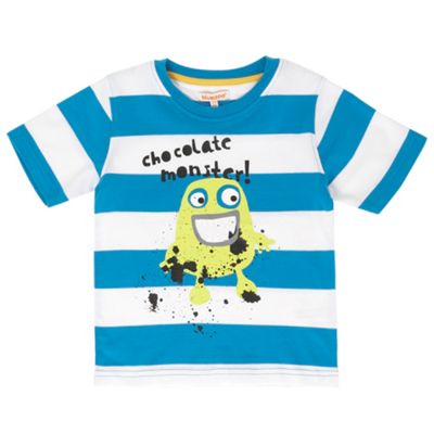 Boys blue Chocolate Monster t-shirt