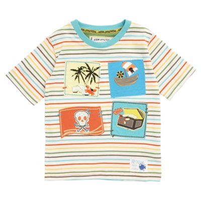 Boys cream Desert Island t-shirt