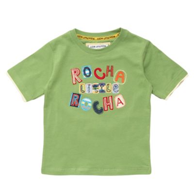 Rocha.John Rocha Boys green logo t-shirt
