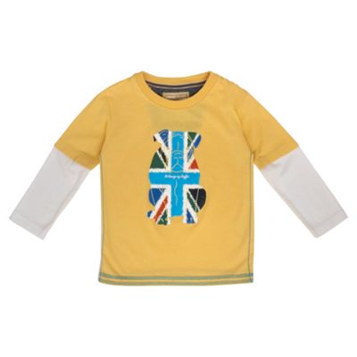 Yellow bulldog boys t-shirt