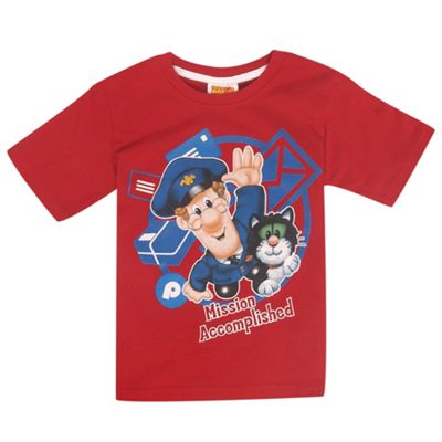 Boys red Postman Pat t-shirt