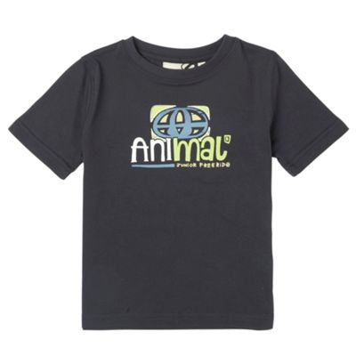Animal Navy printed boys t-shirt