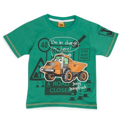 Boys green Doug Dumptruck t-shirt