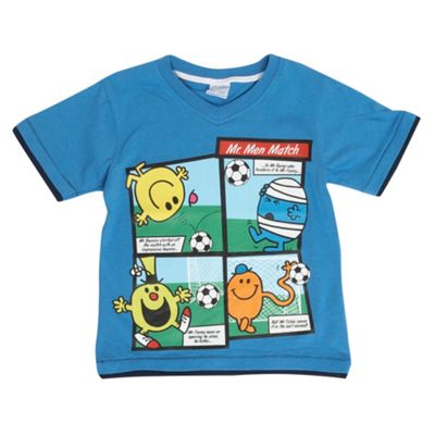 Boys blue Mr. Men t-shirt