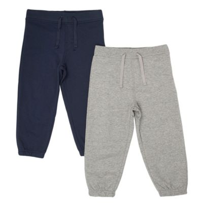 Boys Pack Of Two Jogging Bottoms