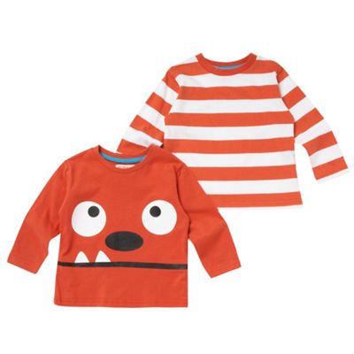 Pack of two babys long sleeved tops