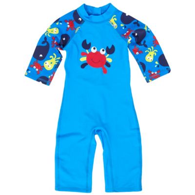 bluezoo Boys blue sun safe swimsuit