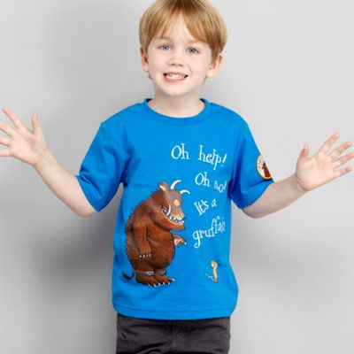 Character Boys blue Gruffalo t-shirt