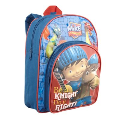 Character Boys blue Mike the Knight rucksack