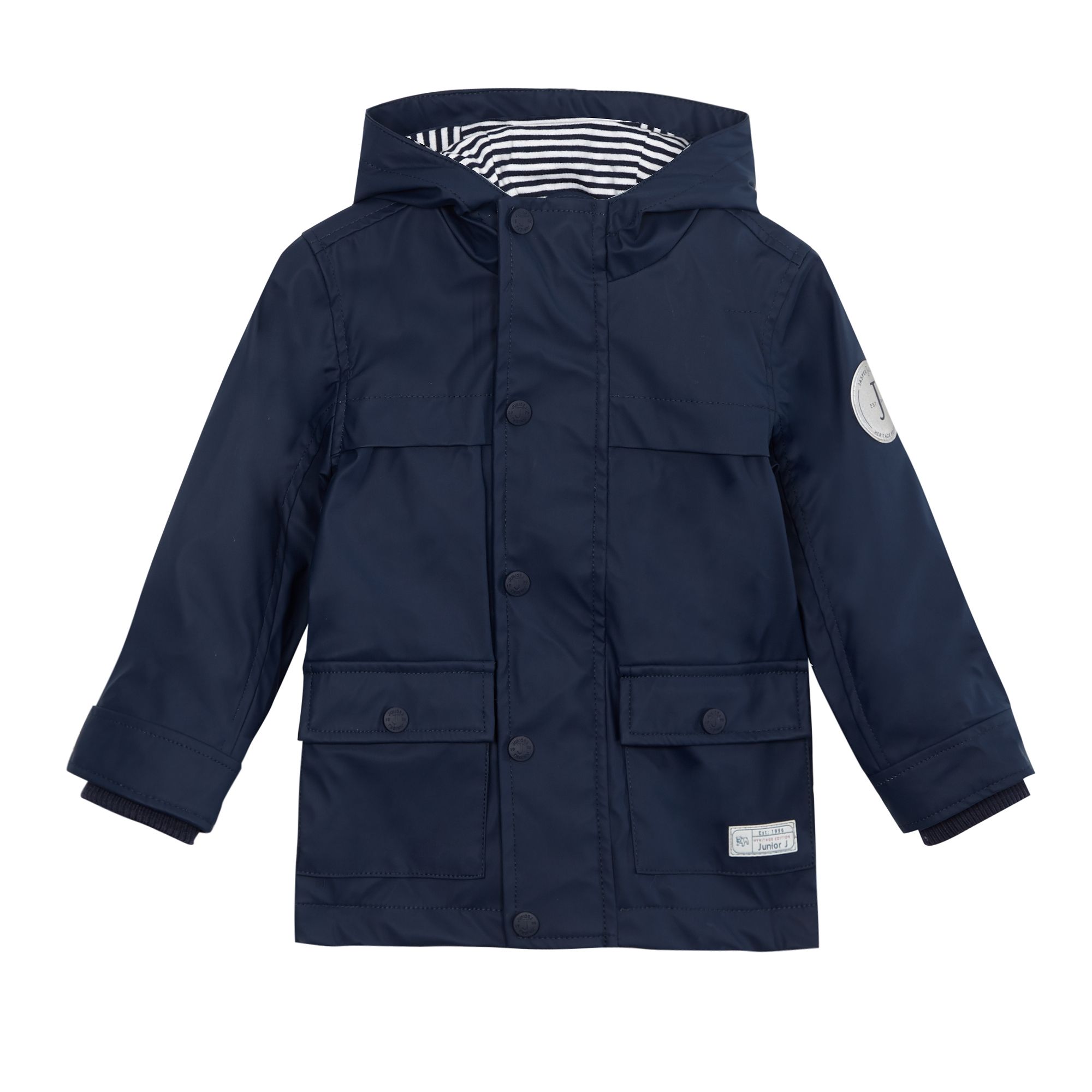 J By Jasper Conran Kids Girls' Navy ButtonDown Fisherman Coat From