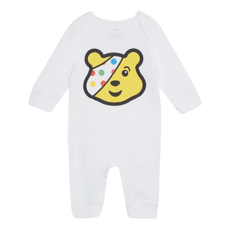 BBC Children In Need - Baby's White 'Children In Need' Sleepsuit Review