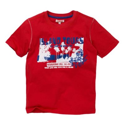 Red island tour t-shirt