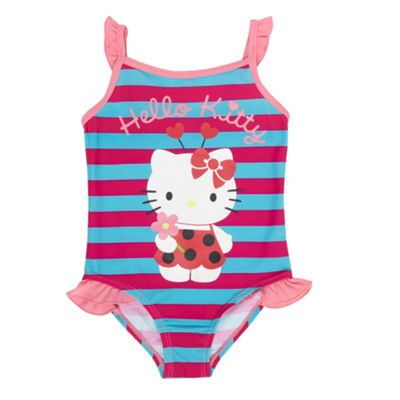 Pink Hello Kitty girls swimsuit