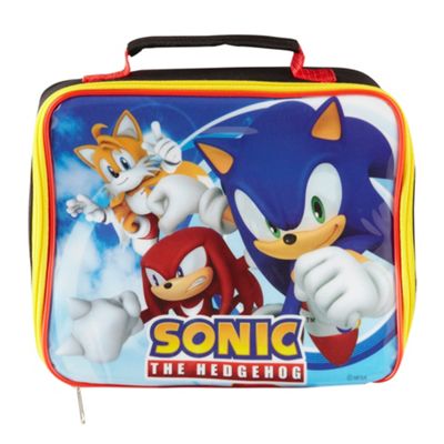 Boys black Sonic lunch bag