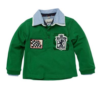 Junior J by Jasper Conran Green rugby shirt