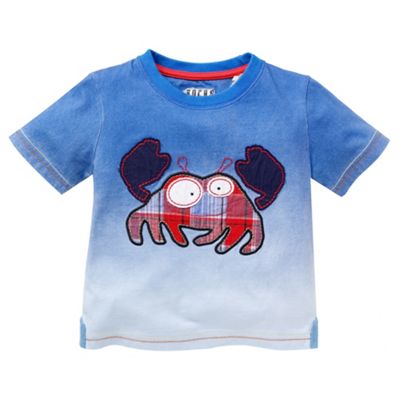 Rocha.little rocha Blue crab t-shirt