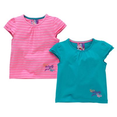 Pack of two frill t-shirts