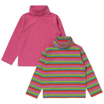 Pack of two roll neck tops