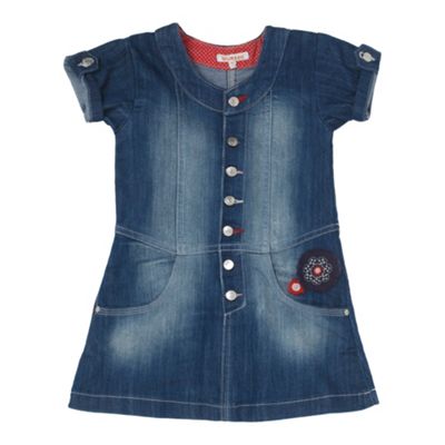 Blue denim dress