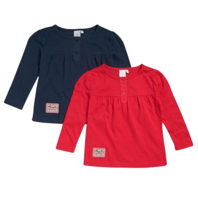 1 pack rib and marl long sleeve tops