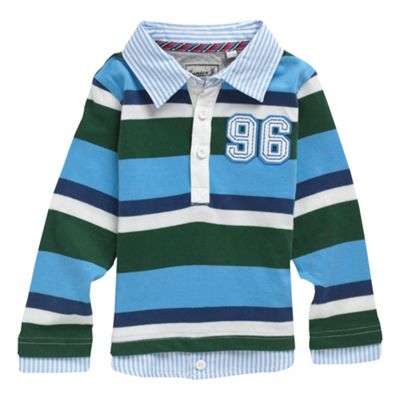 J by Jasper Conran Blue rugby shirt