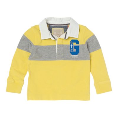 St George by Duffer Yellow rugby shirt