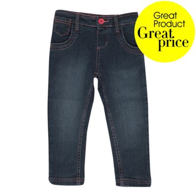 Girls Blue Stretch Jeans