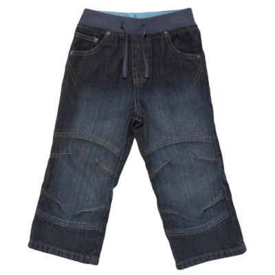 Boys blue knee detail jeans
