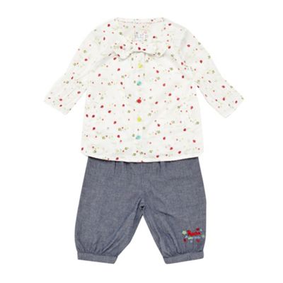 Rocha.John Rocha Girls blouse and trousers set