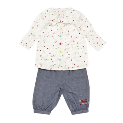 Rocha.John Rocha Girls blouse and trousers set