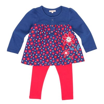 Girls Blue Tunic And Leggings